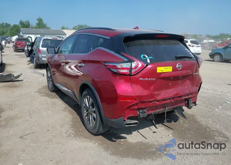 2016 Nissan Murano Platinum/S/Sl/Sv из США, поврежденный, VIN 5N1AZ2MH1GN135325
